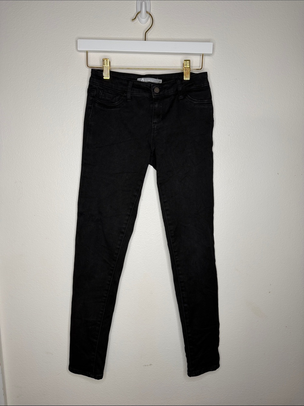 Tractr Black Girl’s Skinny Jeans - Classic Stretch Fit